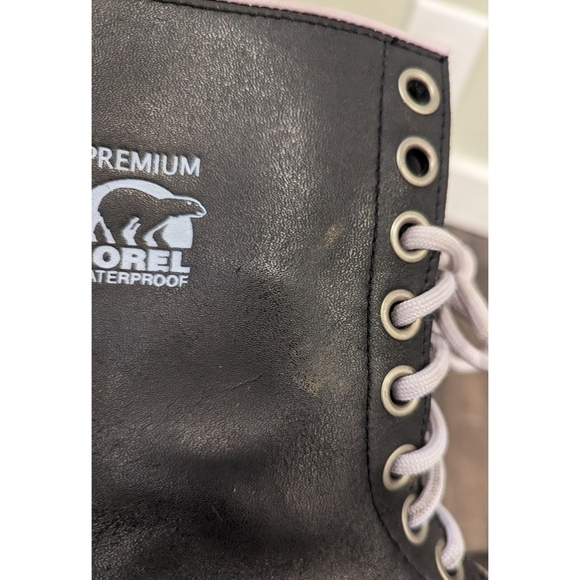 Sorel 1964 Premium Waterproof Canvas Winter Boots in Black Size 7 - Picture 12 of 13